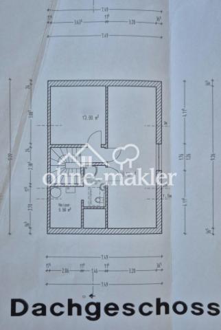 Grundriss Dachstudio