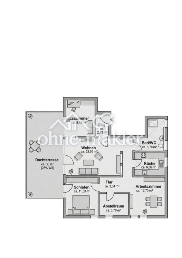 Grundriss Wohnung