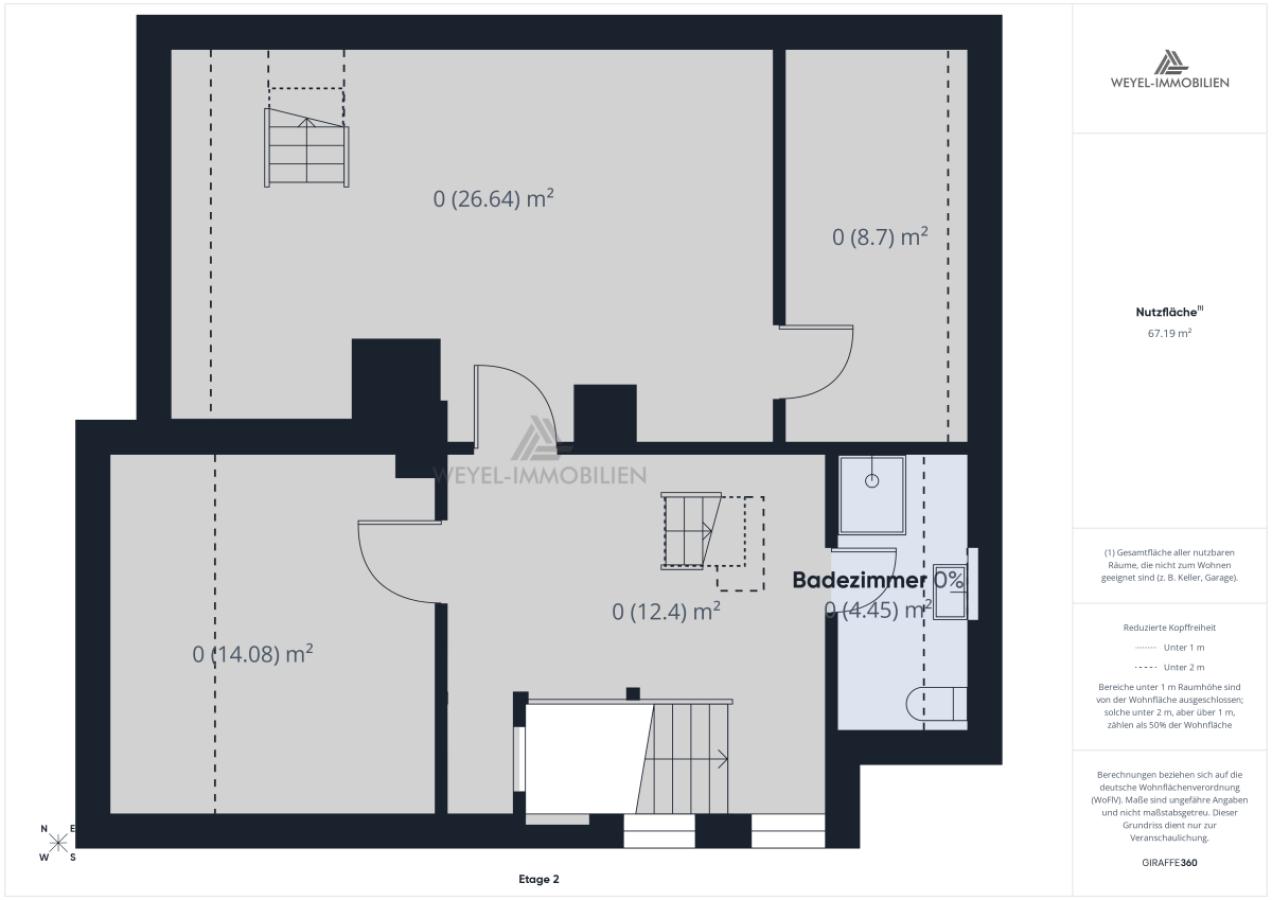 Dachgeschoss Grundriss