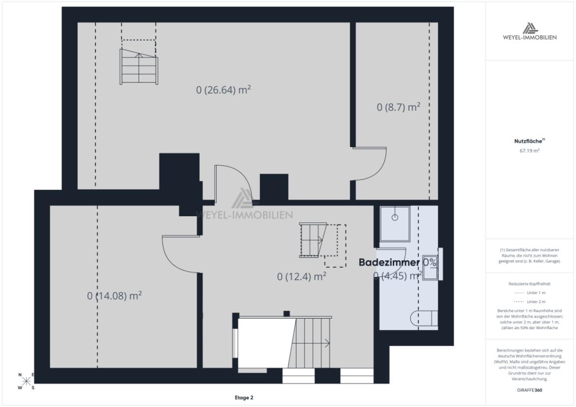 Dachgeschoss Grundriss