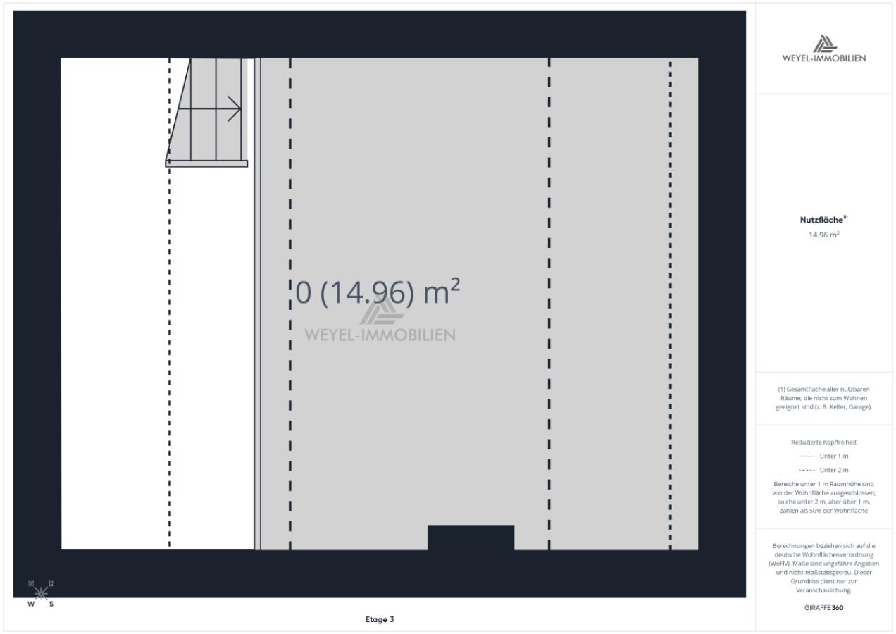 Spitzboden Grundriss