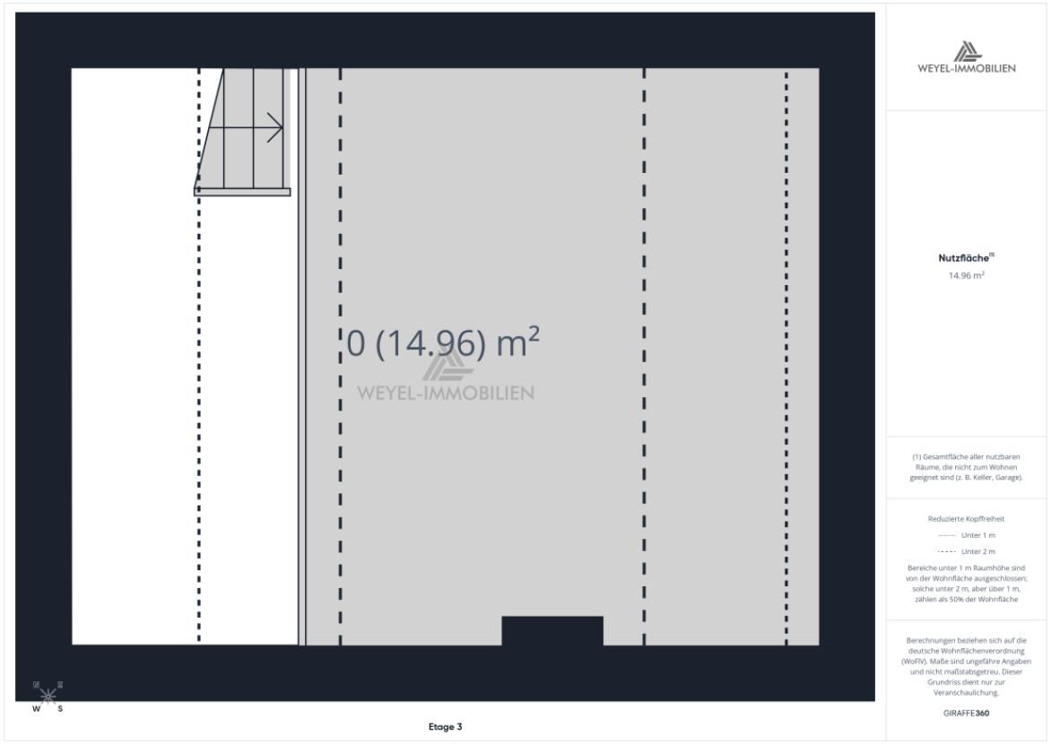 Spitzboden Grundriss