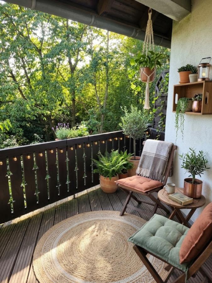 links- (4) Balkon