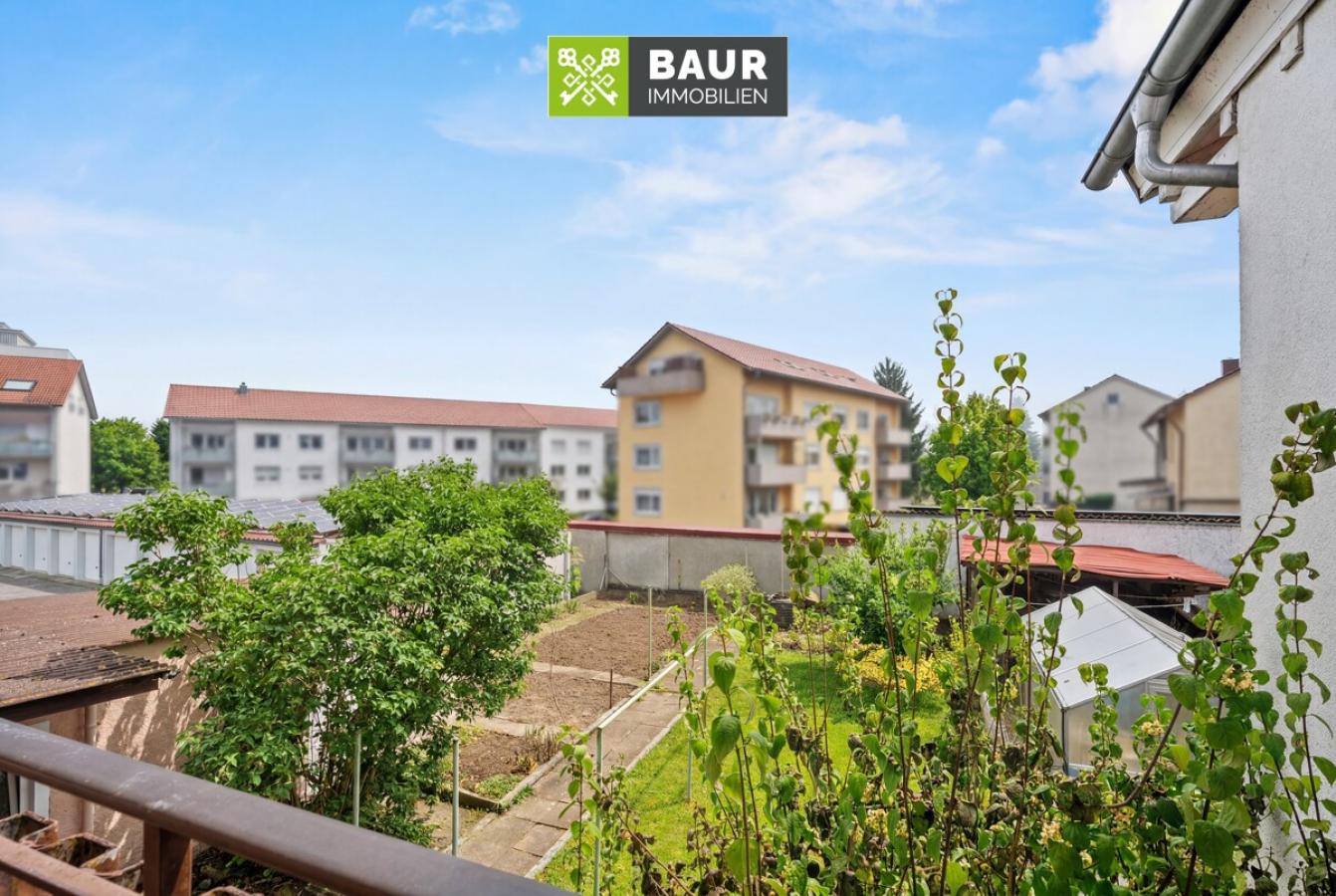 Ausblick Balkon