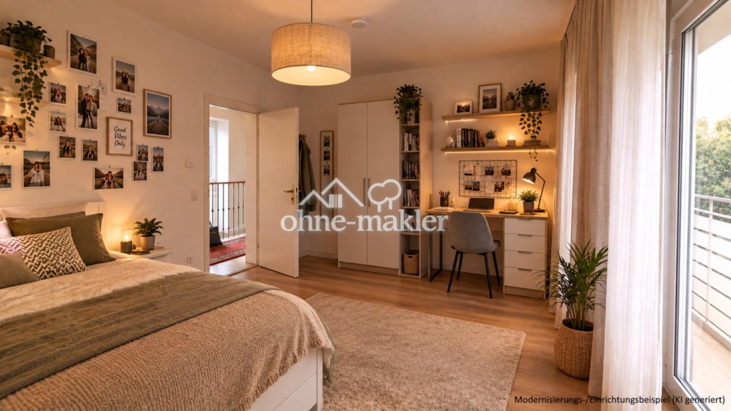 Schlafzimmer 2 (Einricht. Bsp)