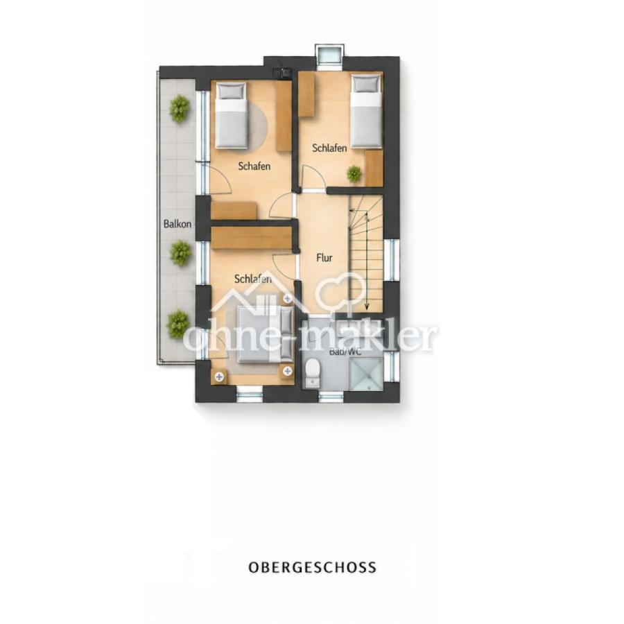 Grundriss Obergeschoss