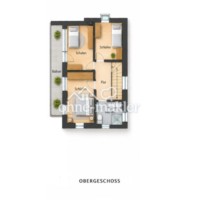 Grundriss Obergeschoss