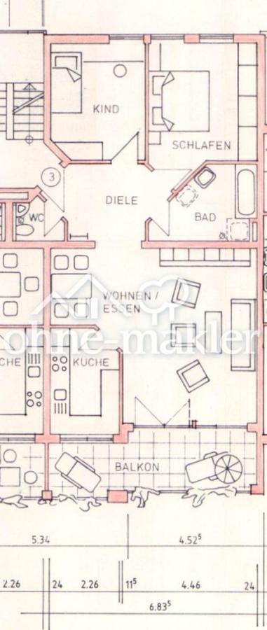 Grundriss Wohnung
