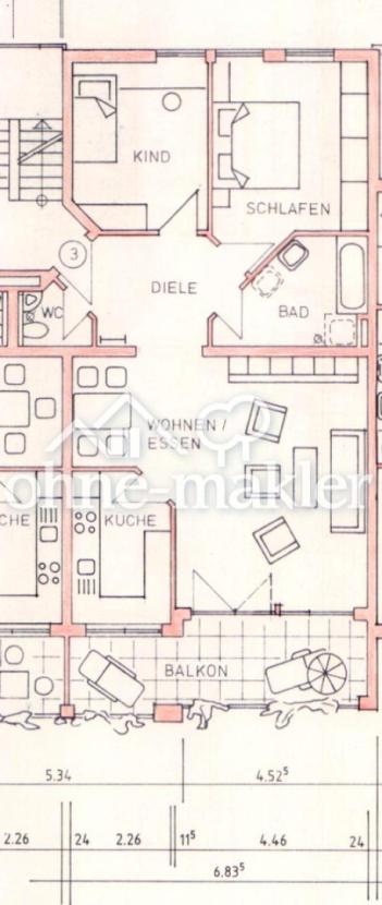 Grundriss Wohnung