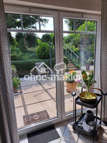 Blick auf die Terrasse