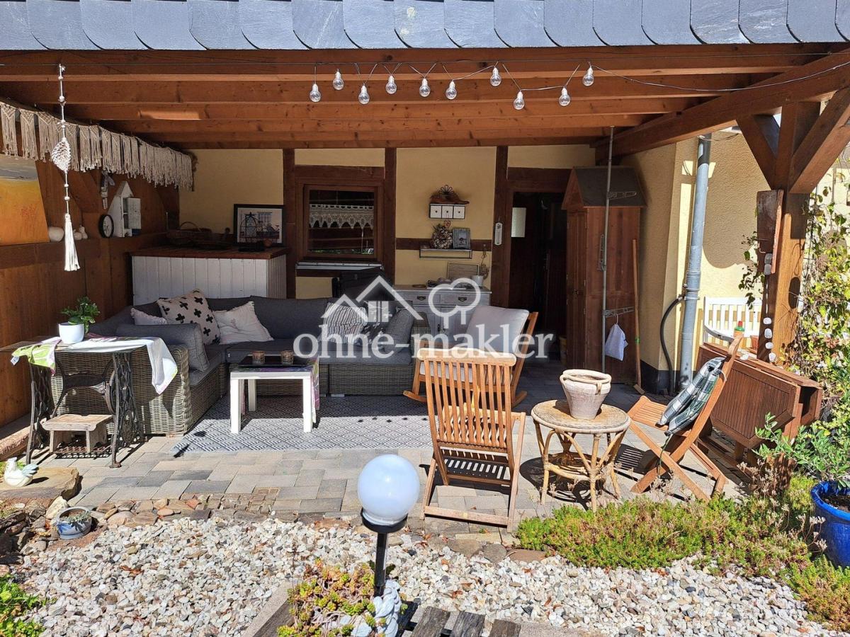 Überdachter Terrassenbereich