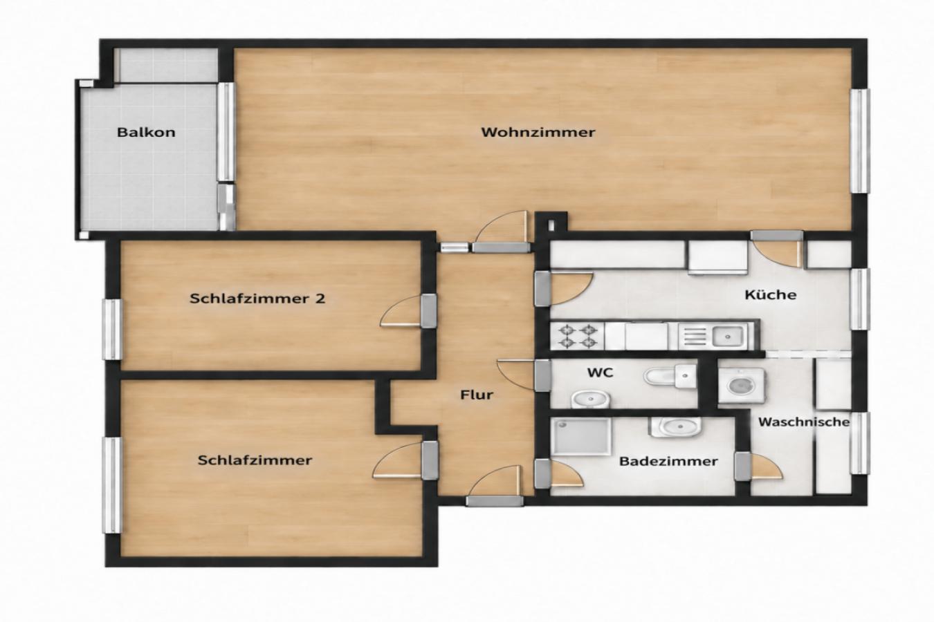 Grundriss Skizze
