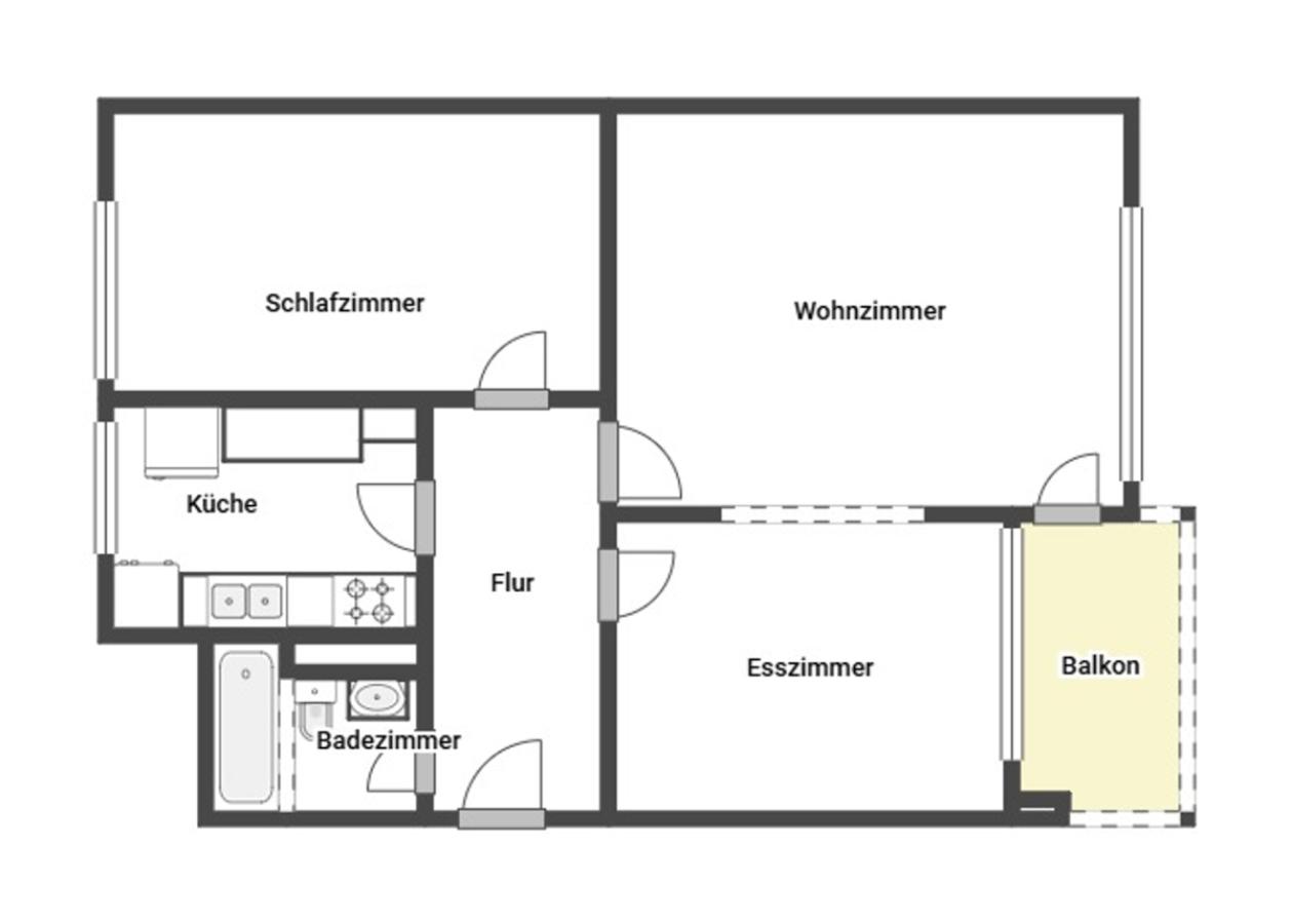 Grundriss Skizze