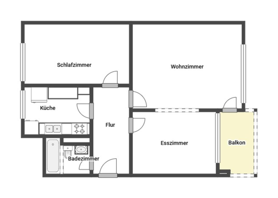 Grundriss Skizze