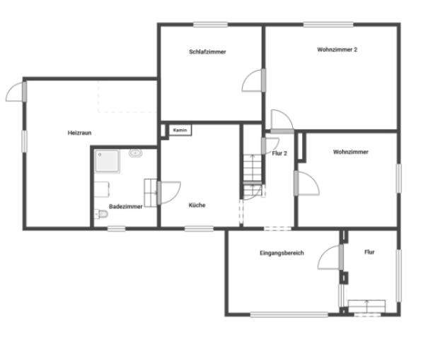 Grundriss Skizze EG