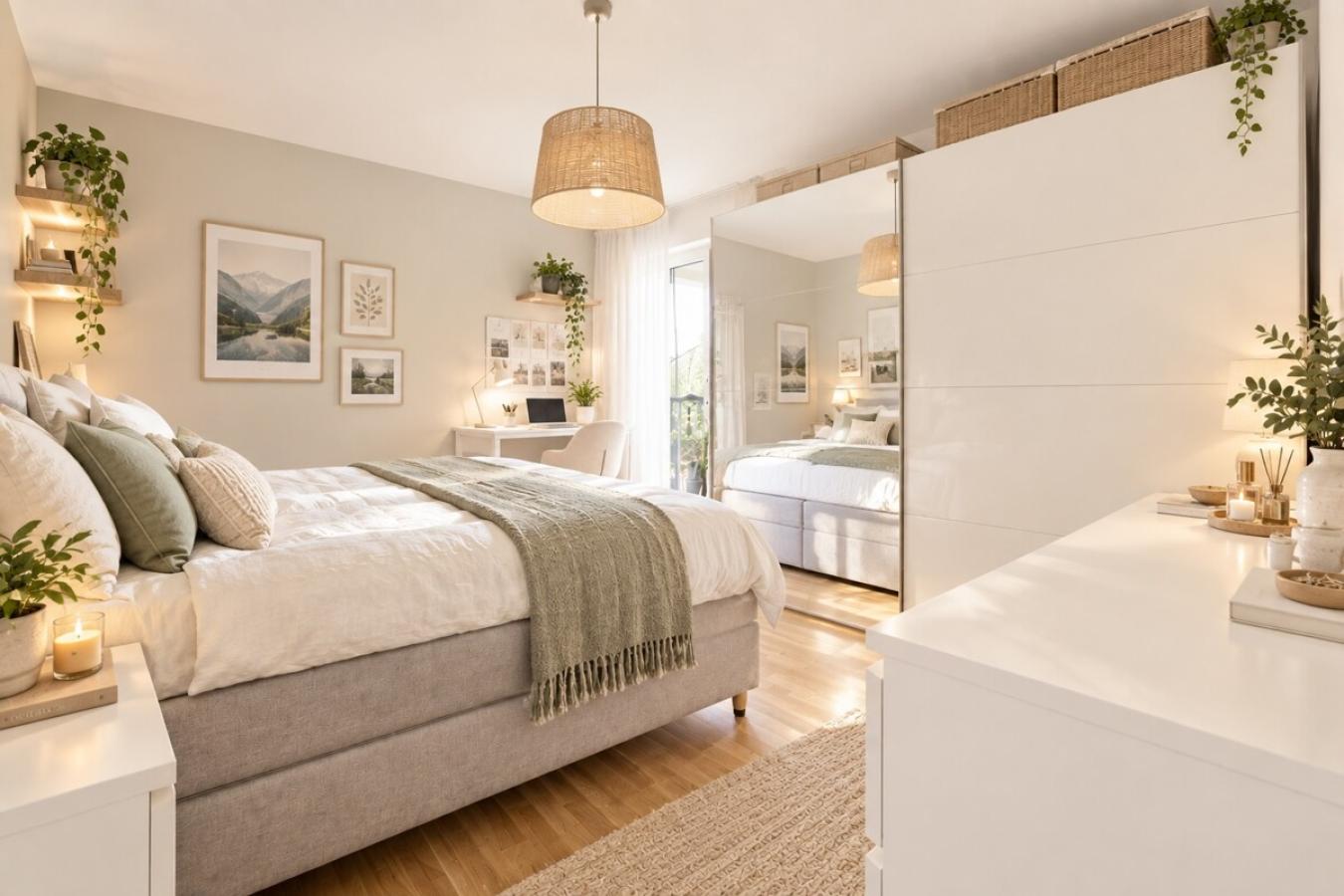 Schlafzimmer KI generiert