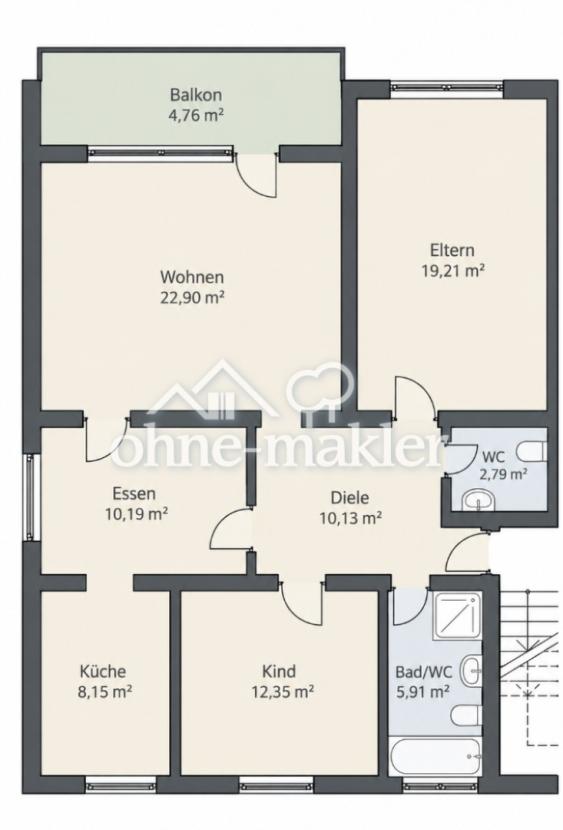 Wohnungsgrundriss