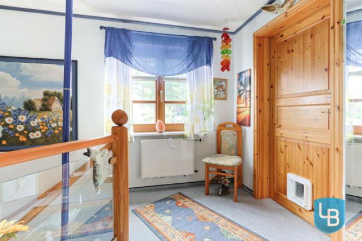 Heller Flurbereich im Dachgeschoss