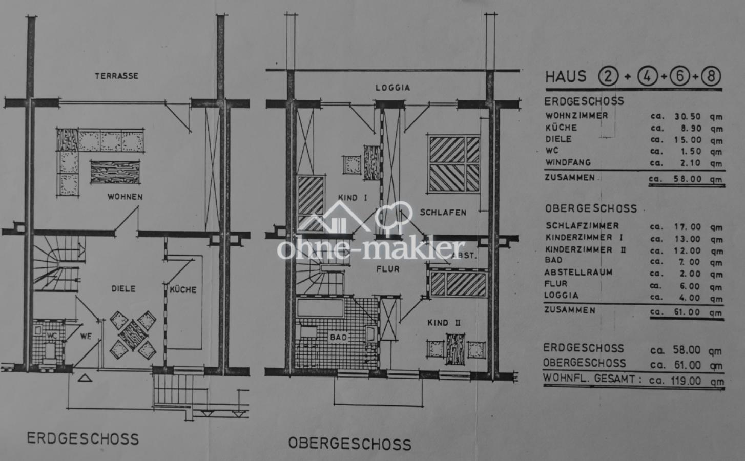 Erd und Obergeschoss