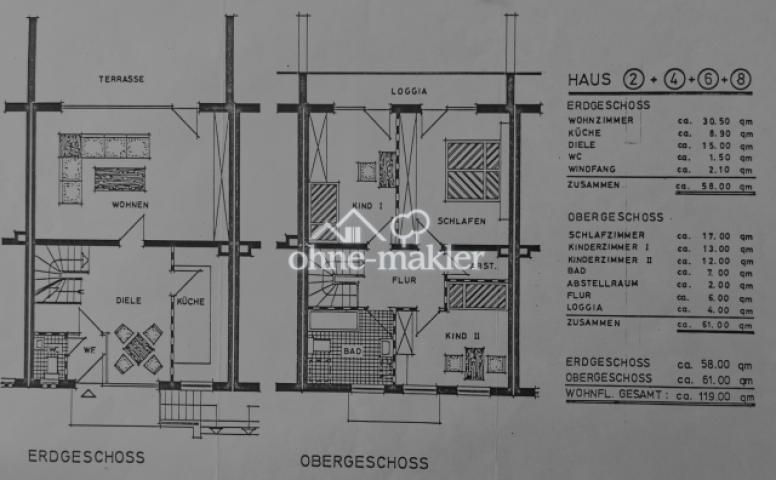 Erd und Obergeschoss