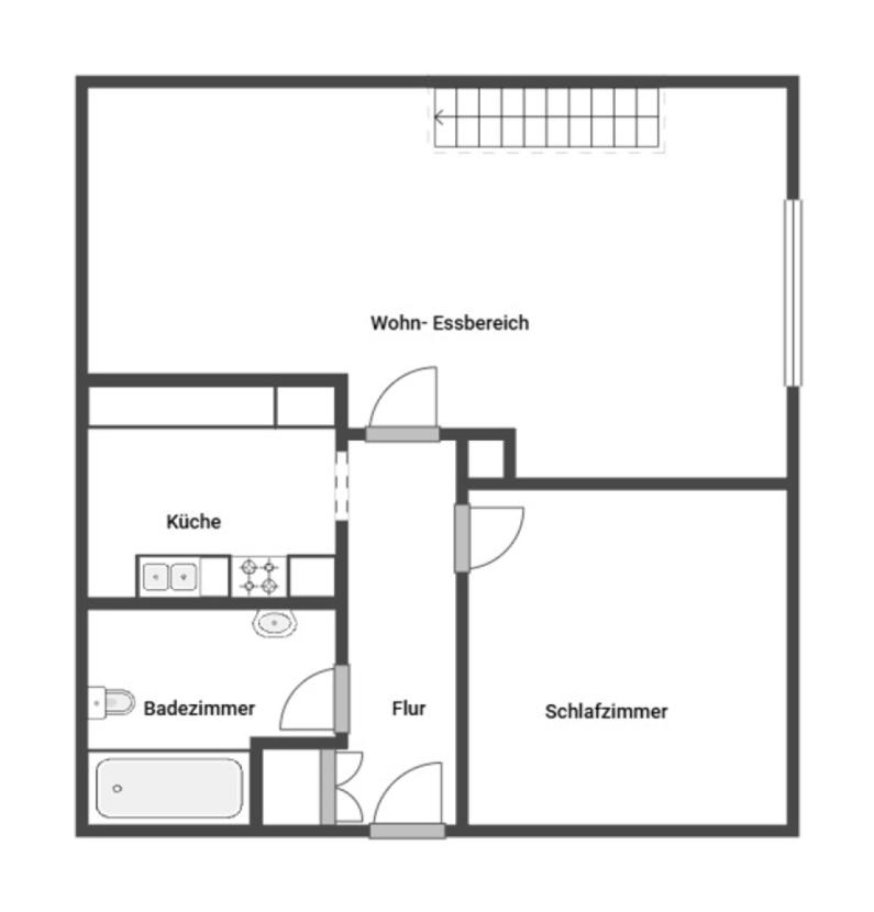 Grundriss Skizze EG