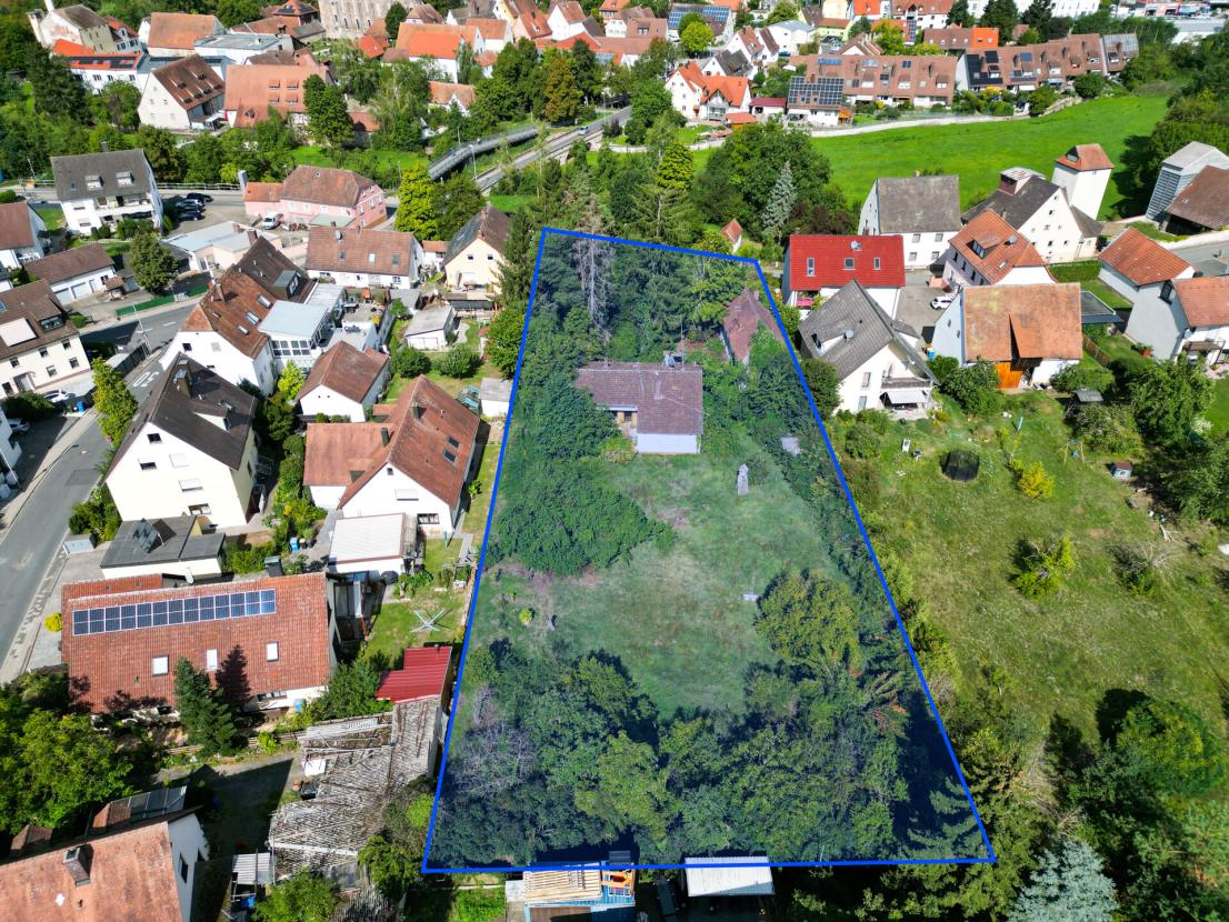 Bestand_Schraegluftbild_Grundstueck_Grenzmarkierung