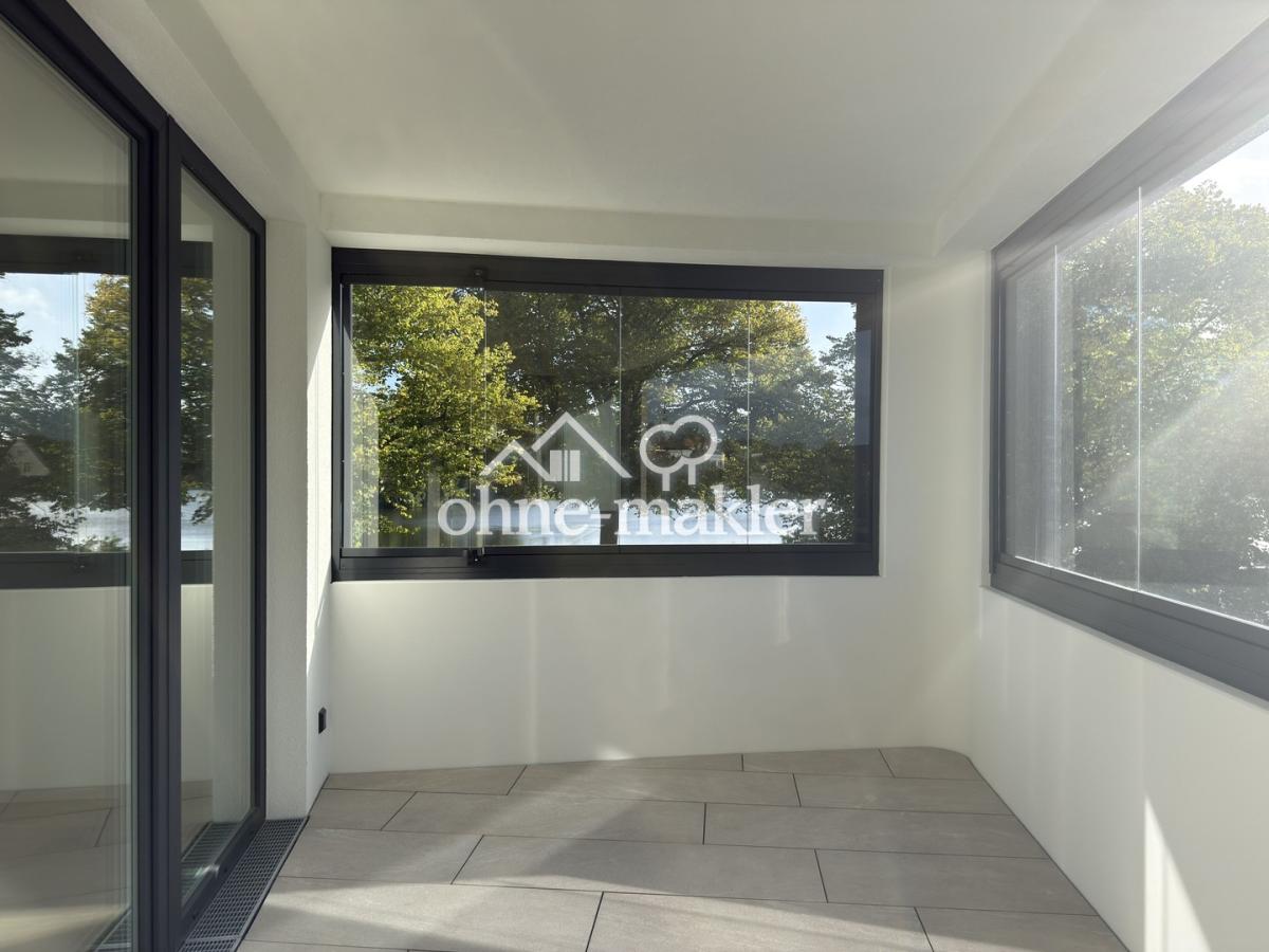 Loggia mit Glasschiebeelemente