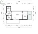 Grundriss der Wohnung