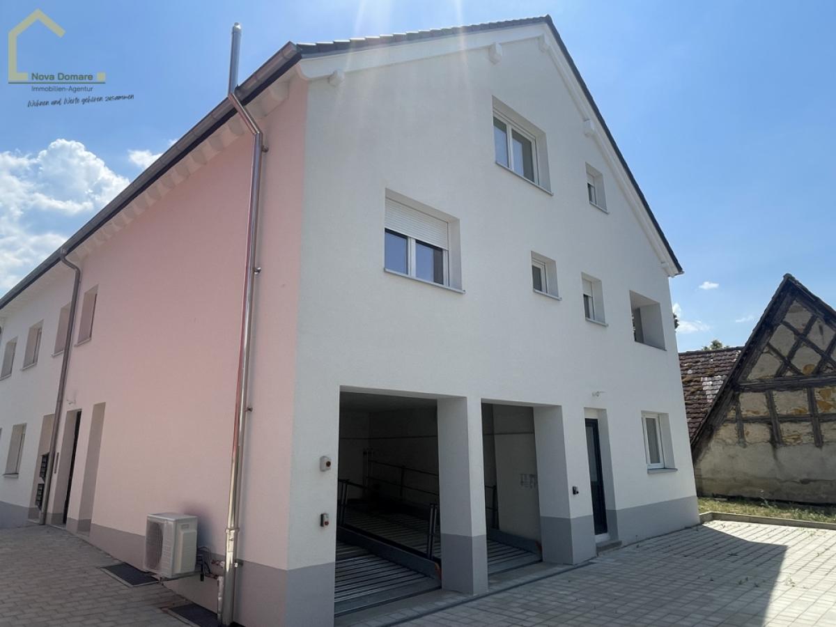 Rückkseite des Hauses mit Duplex