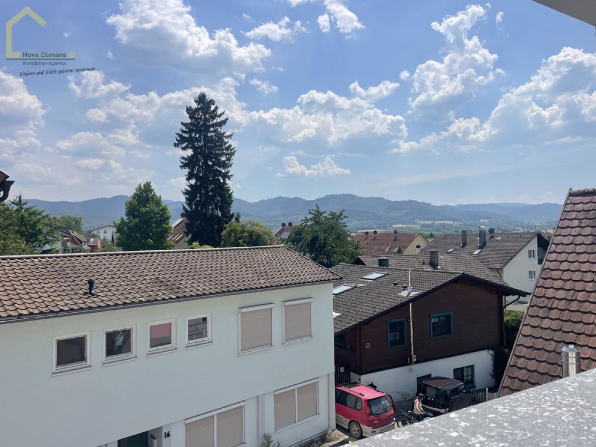 Blick vom Balkon