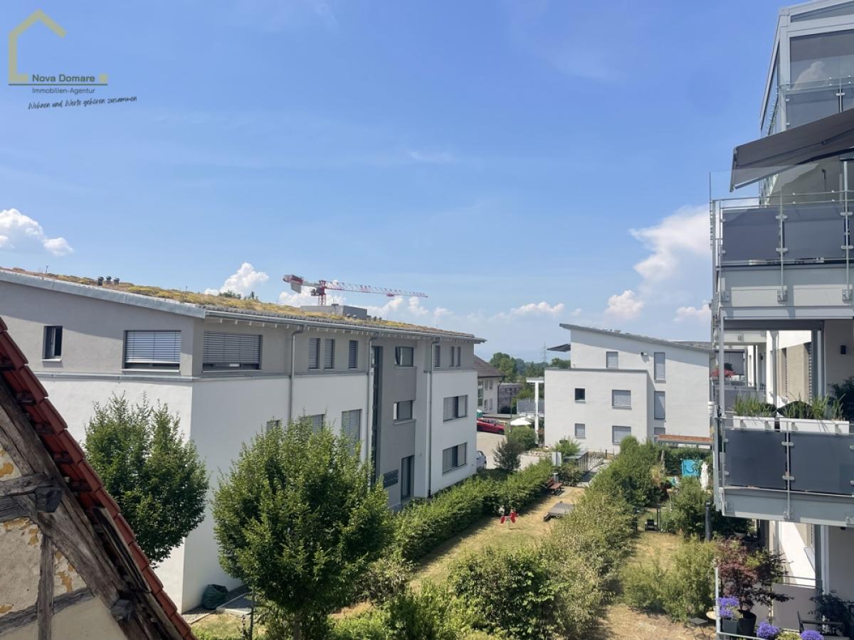 Ausblick vom Balkon