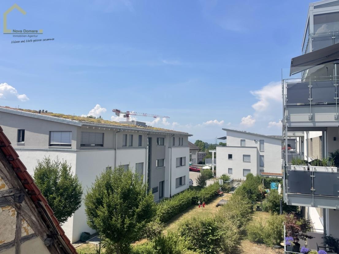 Ausblick vom Balkon