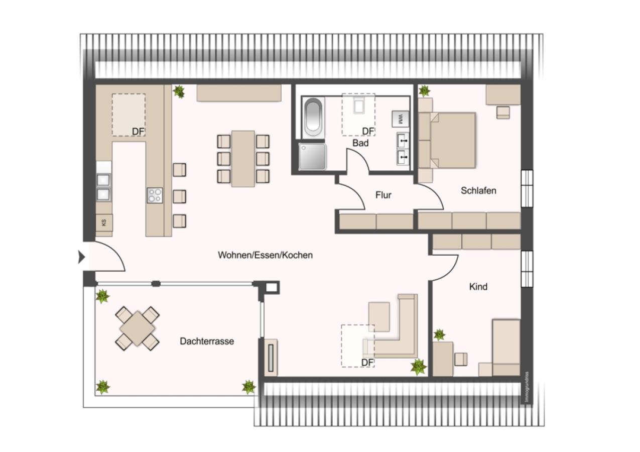 Wohnungsgrundriss