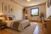 Schlafzimmer 2, KI bearbeitet
