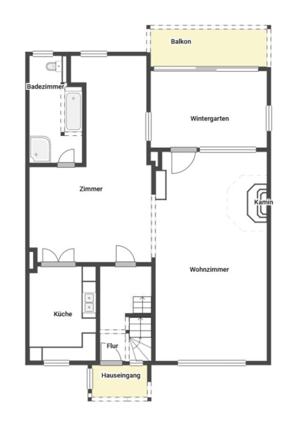 Grundriss Skizze EG