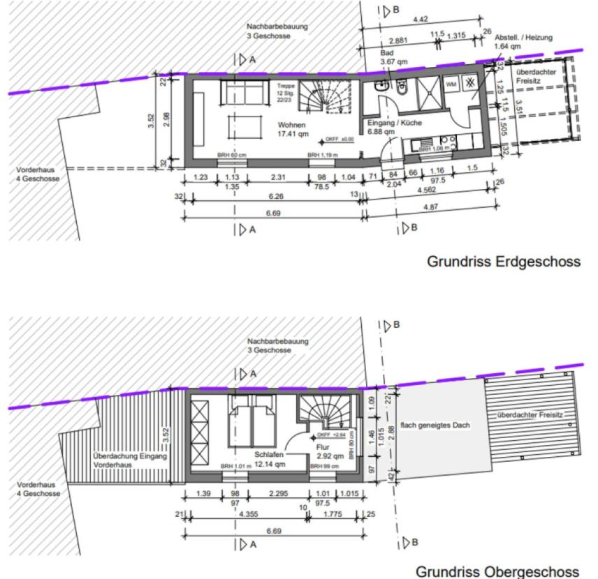 Grundriss Skizze Nebengebäude