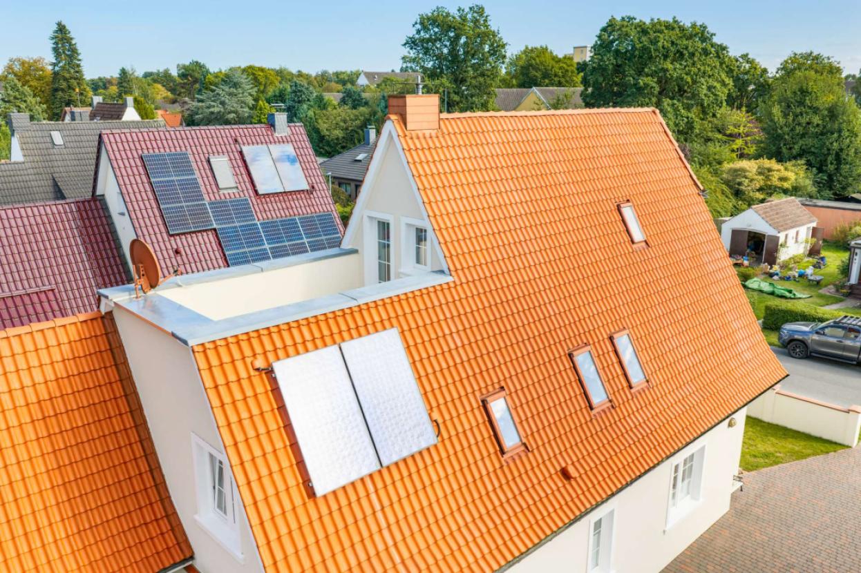Dach inkl. Solarthermie