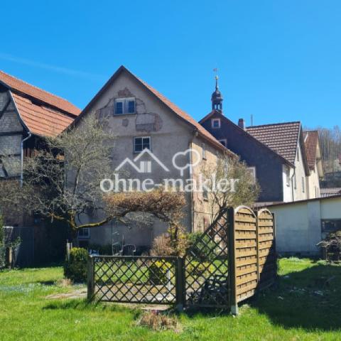Garten, Blick zurück aufs Haus