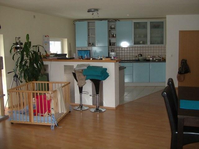 große Wohnung offene Küche