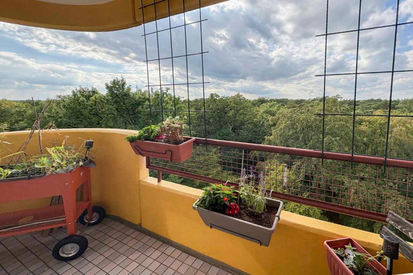 Ausblick Balkon