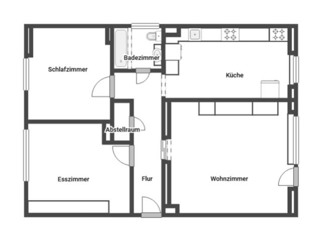 Grundriss Skizze