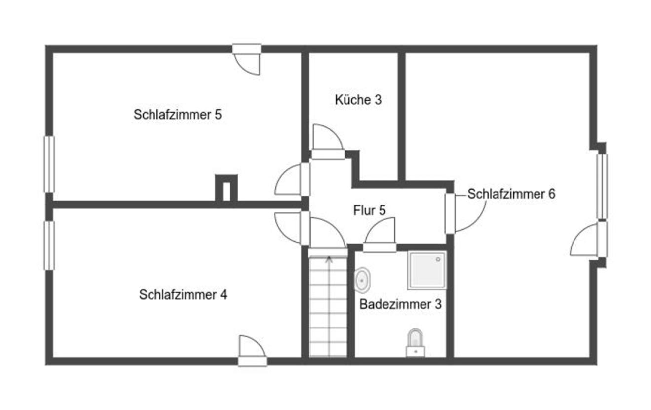 Grundriss Skizze DG