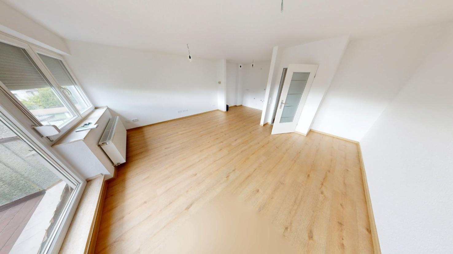 Wohnzimmer mit Küchenbereich