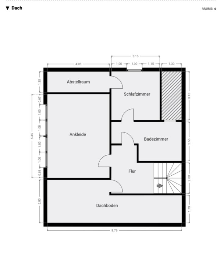 Grundriss Haus 2 DG