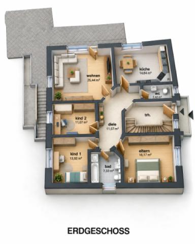Erdgeschoss 3D