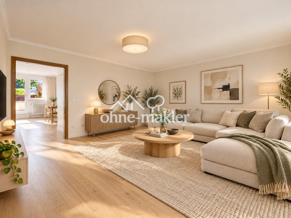 Wohnzimmer visualisiert