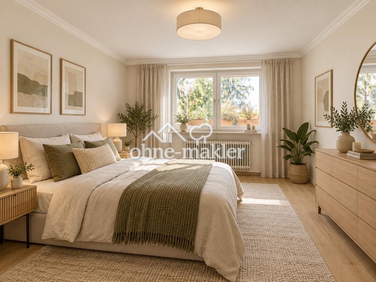 Schlafzimmer visualisiert
