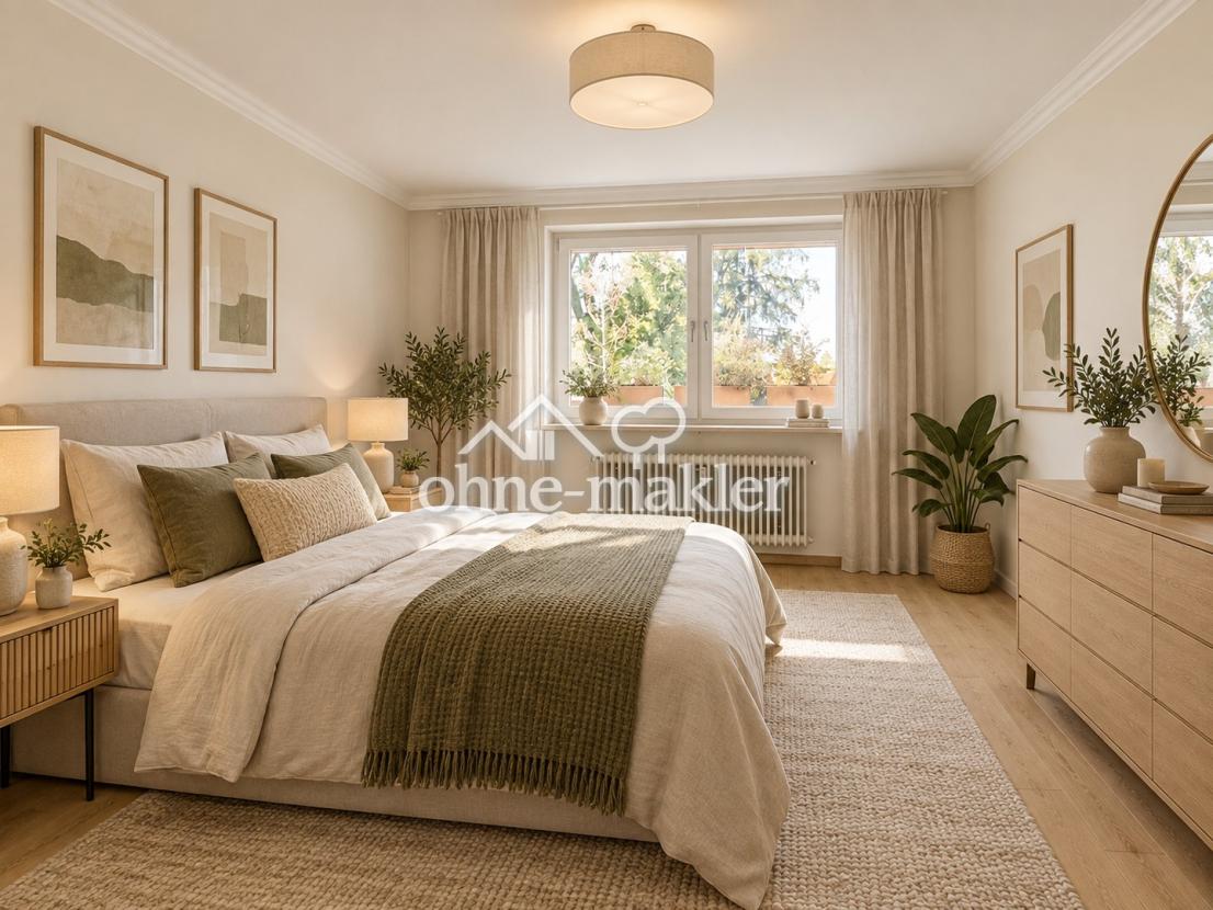 Schlafzimmer visualisiert