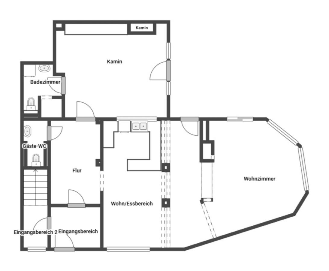 Grundriss Skizze EG