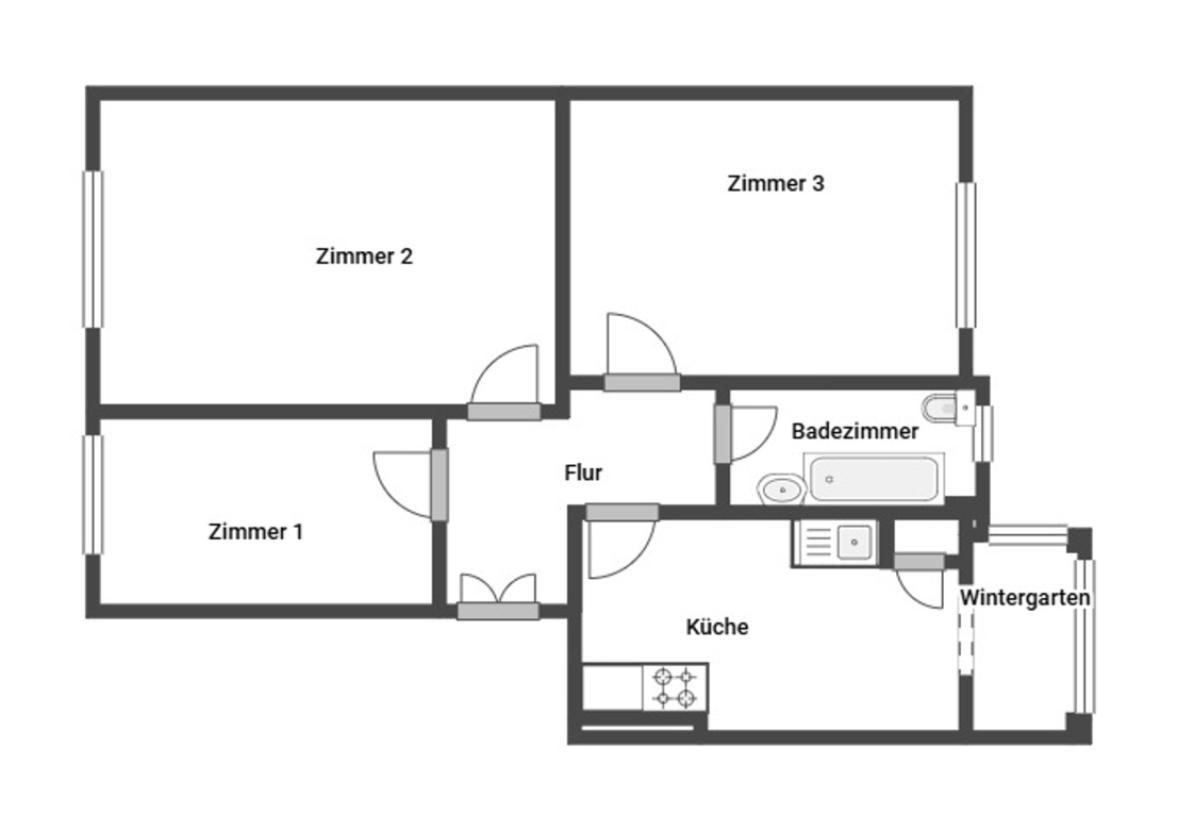 Grundriss Skizze